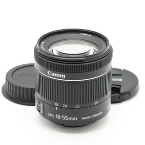 【良品】Canon 標準ズームレンズ EF-S18-55mm F4.0-5.6IS STM APS-C対応