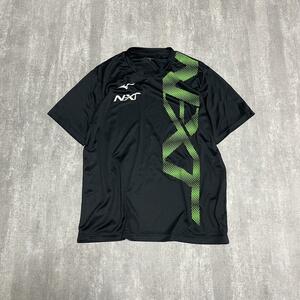 Tシャツ 半袖 ミズノ MIZUNO ロゴプリント XL ブラック