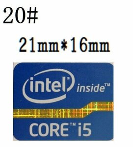 20# 二三代目【CORE i5】エンブレムシール ■21*16㎜■ 条件付き送料無料