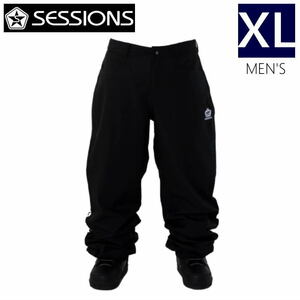 ● SESSIONS BRACKET JOGGER PANT BLACK XLサイズ セッションズ スノボウェア ジョガーパンツ 23-24