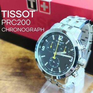 ☆良品☆ Tissot ティソ PRC200 クロノグラフ クォーツ 腕時計 T055417A