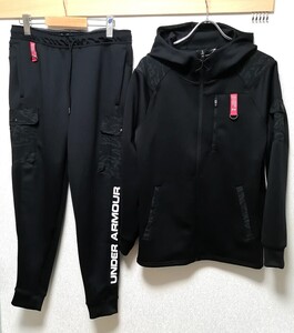 新品未使用タグ付き　 アンダーアーマー セットアップ　メンズ2XＬ　 上下セット　 ジャージ　 フーディー　 パンツ　トレーニング　ウェア