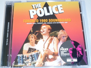 THE POLICE/TRONTO 1980 SOUNDBOARD　２CD