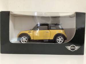 BMW 2代目 ミニ クーパーS R56 MF16S 前期型 2007年式~ 1/36 約9.6㎝ ミニカー メローイエロー 送料￥450 新品