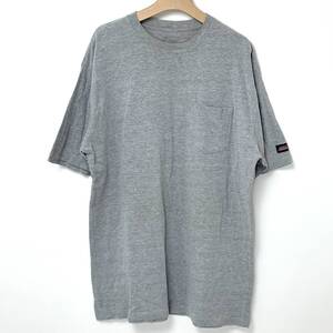 Dickies/ディッキーズ グレー 胸ポケット付 オーバーサイズTシャツ XLサイズ【TS-0008-902】