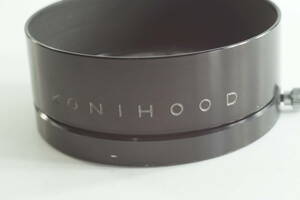 ふーど078★送料無料 キレイ★KONIHOOD 51mm フィルター径49mm カブセ式 標準用メタルフード