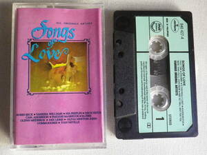 ◆カセット◆SONGS OF LOVE VARIOUS ORIGINAL ARTISTS 輸入版　中古カセットテープ多数出品中！