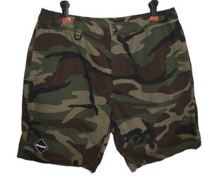 美品 F.C.Real Bristol F.C.R.B. エフシーアールビー 16SS VENTILATION SHORTS 迷彩 ベンチレーションショーツ L FCRB-160036