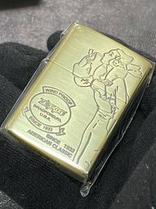 zippo ウィンディ ゴールド 前面刻印 希少モデル 2021年製 WINDY GOLD 