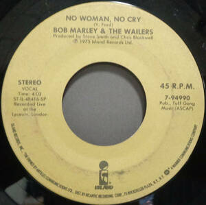 ★REGGAE 45★ BOB MARLEY & THE WAILERS - NO WOMAN NO CRY / I SHOT THE SHERIFF (rs240621004) *