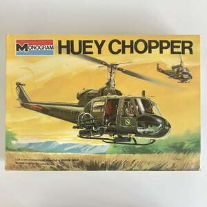 【未組立の当時物】モノグラム 1/24 ヒューイ チョッパー 未組立/ ビンテージ MONOGRAM HUEY CHOPPER 軍用 ヘリコプター