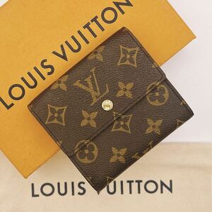 ★上美品★【A529】LOUIS VUITTON ルイヴィトン　モノグラム　ポルトフォイユ・エリーズ 三つ折り財布 WホックM61654/TH0994