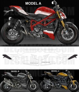 カスタム グラフィック デカール ステッカー 車体用 / ドゥカティ STREETFIGHTER 848 1098 ストリートファイター 848 1098 / SL