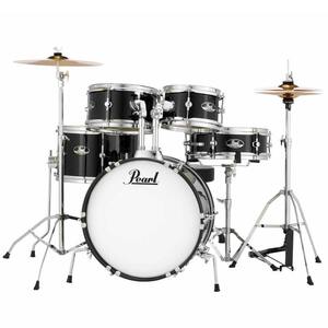 ★Pearl パール RSJ465/C No.31 Jet Black Roadshow Jr. 超小口径 子供用 ドラムセット★新品送料込