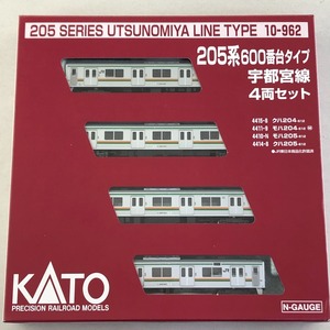 03w11307 Nゲージ KATO 10-962 205系 600番台タイプ 宇都宮線 4両セット 中古 鉄道模型