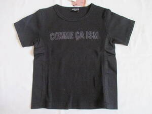 新品！★COMME CA ISM コムサ★　110cm　黒色 半袖Ｔシャツ