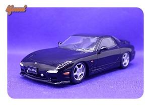 MAZDA　RX-7　FD3S　マツダ　FD3S　低車高　1/32 ブラック系色　アオシマ製　プラモデル完成品！