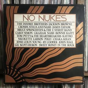 V.A./ No Nukes 3LP USオリジナル盤　ノーニュークス　アサイラム　James Taylor Ry Cooder Bruce Springsteen