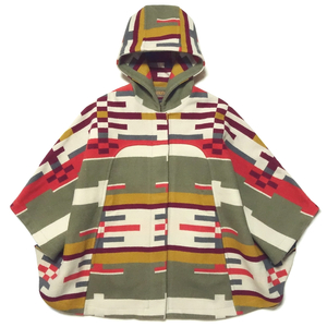 PENDLETON THE PORTLAND COLLECTION ペンドルトン 【Morning Owl Cape Painted Hills Multi】 ウール ブランケット ポンチョ ケープ