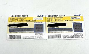 ●ANA 優待券 ２枚 有効期限2024年11月30日 送料無料