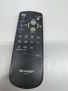 【RL-1-78】ジャンク品 SHARP シャープ G1106SA テレビリモコン