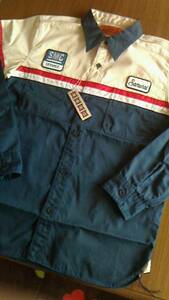 SALE！送料込★SAMURAI JEANS サムライジーンズ SMTC15-KL 長袖ワークシャツ ネイビー　 L