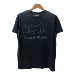 SALE///// ACDC エーシーディーシー BACK IN BLACK 半袖Ｔシャツ バンドT ブラック (メンズ L) Q5645