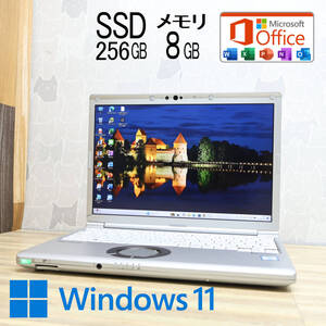 ★美品 高性能8世代4コアi5！SSD256GB メモリ8GB★CF-SV7 Core i5-8350U Webカメラ TypeC LTE Win11 MS Office2019 Home&Business★P80315