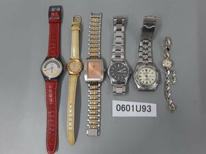 0601U93　時計　腕時計　ジャンク品　おまとめ　swatch　テクノス　ジバンシイ　など