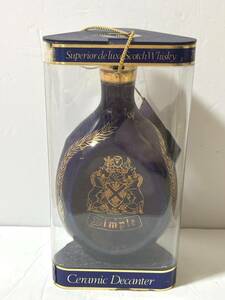 未開栓 古酒 Dimple Superior de luxe Scotch Whisky ディンプル 陶製 デカンター スコッチ ウイスキー 12年 750ml 43度 洋酒/長期保管/NL