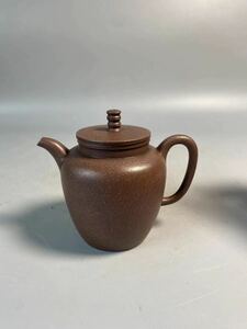 旧家蔵出 清時代 朱泥 紫泥 急須 唐物 時代物 茶壷 煎茶道具 中国宜興 紫砂 白泥 中国美術 中国古玩