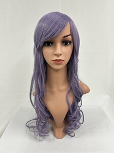 Wigs2you C-004 紫色 コスプレウィッグ アニメ アイドル風 耐熱コスプレウィッグ★パーマロングスタイル