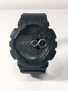 CASIO G-SHOCK ブラック カシオ Gショック 腕時計 デジタル 稼働 クオーツ GD-100 0109d