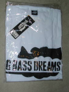 BIG BASS DREAMS Tシャツ Lサイズ ビッグバスドリーム T-SHIRT 半袖　ホワイト