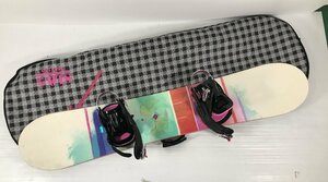 SALOMON サロモン スノーボード LOTUS 142 ビンディング ケース付き スノボ ボード ウインタースポーツ ユーズド