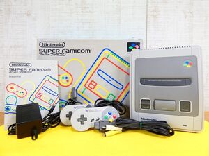 S) (AG-46) Nintendo 任天堂 SUPER FAMICOM スーパーファミコン SHVC-001 本体/コントローラー ゲーム機器 ※動作OK！ ＠100 (12)