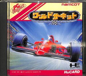 PCエンジン　Hu card （箱説明書ハガキ付き）《ワールドサーキット　WORLD CIRCUIT》