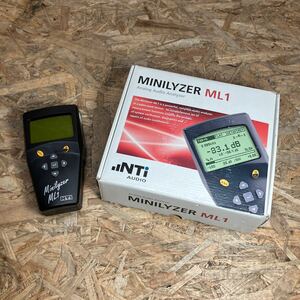 st/1円〜/NTI/MINILYZER/ミニライザー/ML1/アナライザー/測定器/db/デシベル値/動作未確認/中古/ジャンク