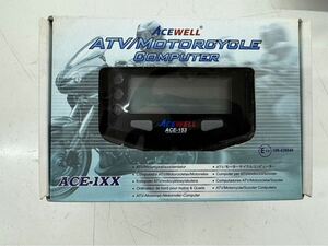 ACEWELL エースウェル 多機能デジタルメーター ACE-153 マルチメーター コンピューター　ATV/MOTORCYCLE computer 未使用品　