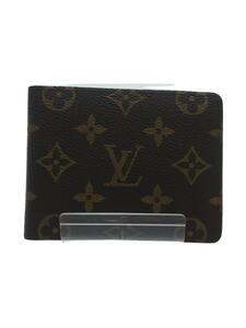 LOUIS VUITTON◆2つ折り財布/レザー/BRW/メンズ/m60865