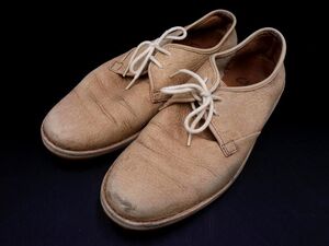 clarks クラークス 本革 レザー シューズ size25.5/ベージュ ■■ ☆ eib3 メンズ