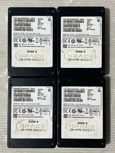 動作品 サーバ用 SAS SSD SAMSUNG MZILS480HEGR 480GB 2.5インチ 4個セット　532