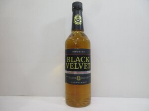 ブラックベルベット BLACK VELVET 750ml 40% カナディアンウイスキー 未開栓 古酒/A35339