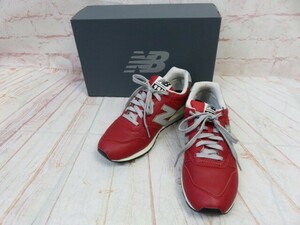 箱有 new balance ニューバランス スニーカー CM996RK2 レッド 24.5cm 991788980＃2