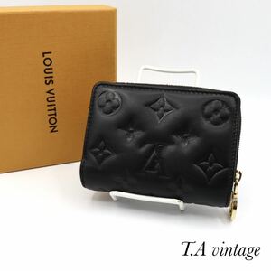 美品　LOUIS VUITTON ヴィトン　モノグラム　ポルトフォイユ　ルー　ブラック　財布　M81599