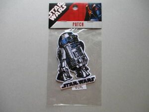 STAR WARS スターウォーズ『R2-D2』刺繍ワッペン/アールツー ルーカスフィルムLucasfilm Ltd.ドロイドSFアップリケ映画パッチAロボット S58