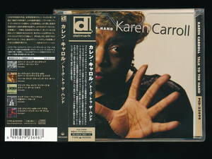 ☆KAREN CARROLL☆TALK TO THE HAND☆2005年帯付日本盤☆DELMARK / P-VINE PCD-23698☆