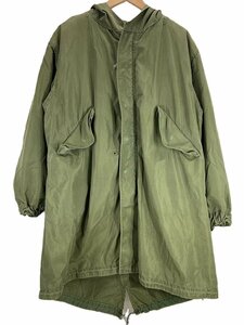 US.ARMY◆50s/M51/フィッシュテール/モッズコート/-/コットン/KHK/ファー欠品