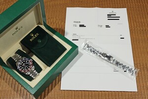 極上品 ロレックス GMTマスターⅡ オイスターブレス 品番79200 ROLEX GMTマスター2 純正 ベルト 126710