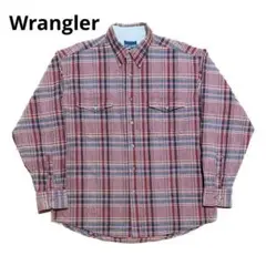 Wrangler over size check shirt